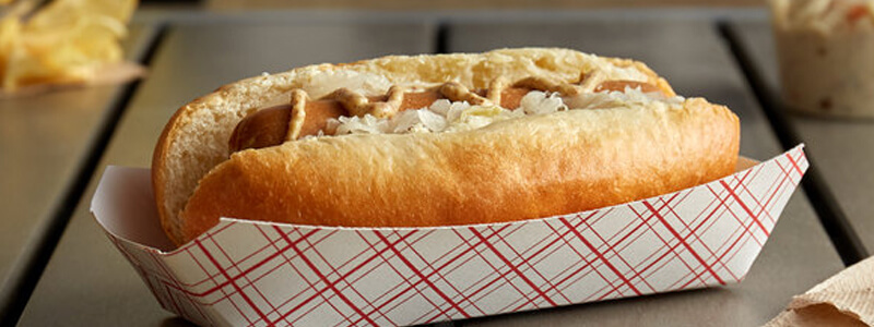 Our Paper Hot Dog Trays are the Convenient and Economical way to serve your Hot Dogs